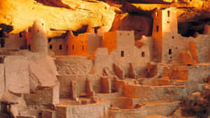 Cliff Palace Mesa Verde National Park Rising Sun Wallpaper