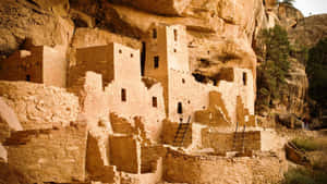 Cliff Palace Structures Mesa Verde National Park Wallpaper