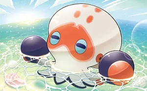 Clobbopus In Water Wallpaper