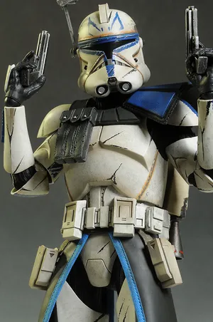 Clone Captain Rex In Battle Wallpaper