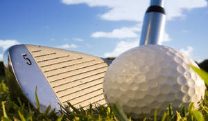 Close-up Ball Club Golfing Desktop Wallpaper