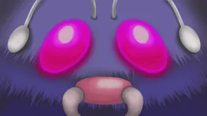 Close-up Graphic Of Venonat Wallpaper