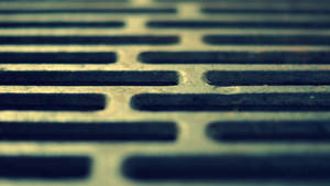 Close-up Metallic Grid Wallpaper