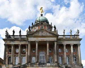 Close-up New Palace Building Potsdam Wallpaper