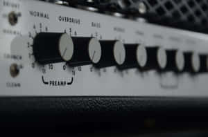 Close Up Of A Guitar Amplifier Wallpaper