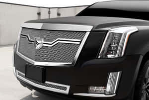 Close-up Of Elegant Car Grill Wallpaper