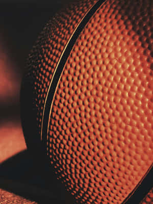 Close Up Orange Basketball Texture Wallpaper