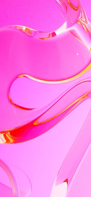 Close-up Pink Liquid Surface Mobile 3d Wallpaper