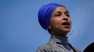 Close-up Portrait Of Ilhan Omar Wallpaper