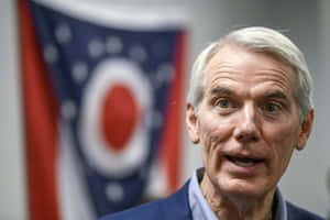 Close-up Portrait Of Senator Rob Portman Wallpaper