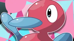 Close-up Porygon2 Abstract Background Wallpaper