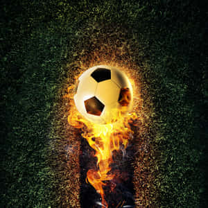 Close-up Shot Of A Soccer Ball Wallpaper