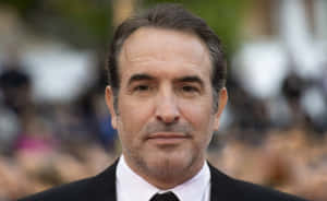 Close-up Shot Of Award-winning Actor Jean Dujardin Wallpaper