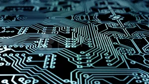 Close-up Traces Circuit Board Wallpaper