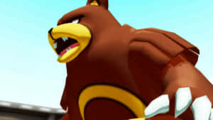 Close-up Ursaring 3d Wallpaper