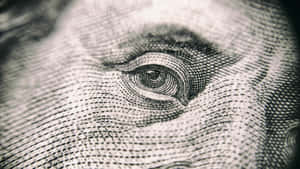 Closeup Dollar Bill Eye Wallpaper