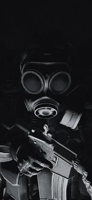 Closeup Of Cs: Go Soldier On Iphone Wallpaper