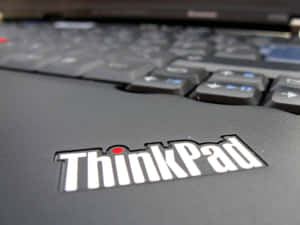 Closeup Think Pad Logoon Laptop Wallpaper