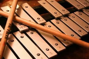 Closeup Xylophonewith Mallets.jpg Wallpaper