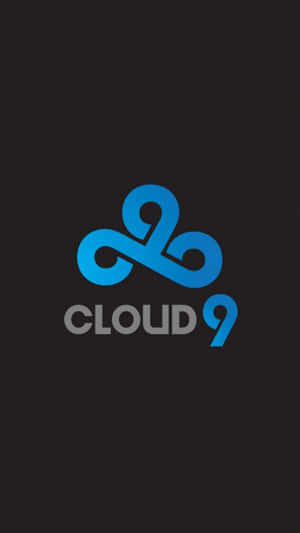 Cloud 9 Logo On A Black Background Wallpaper