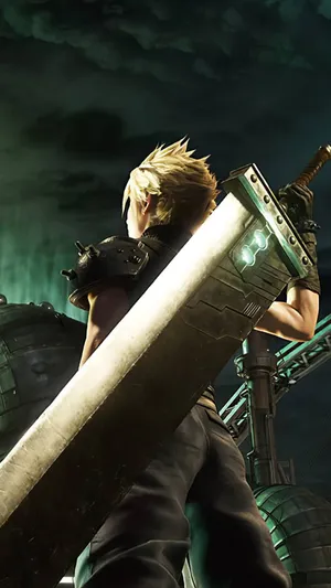 Cloud_ Strife_ Buster_ Sword_ F F7 R Wallpaper