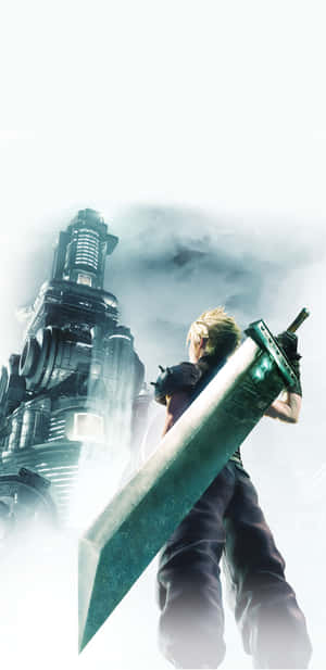 Cloud_ Strife_ Mako_ Reactor_ Background Wallpaper
