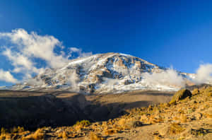 Cloudy Mount Kilimanjaro Wallpaper