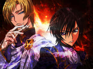 Clovisand Lelouch Code Geass Anime Artwork Wallpaper