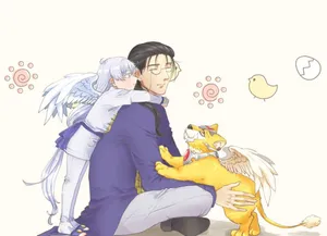 Clow Reedand Magical Companions Wallpaper