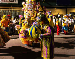 Clown Parade In Bahamas Wallpaper