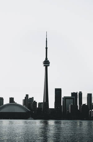 Cn Tower Silhouette Wallpaper