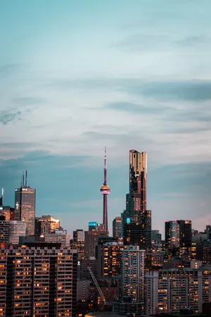 Cn Tower Toronto Skyline Wallpaper