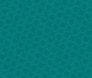 Coach Logo Pattern In Blue Wallpaper