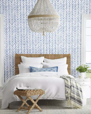 Coastal Chic Bedroom Decor Wallpaper