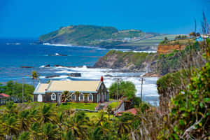 Coastal Church St Vincent Grenadines Wallpaper