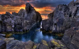 Coastal Hd Mountain Cliffs Wallpaper