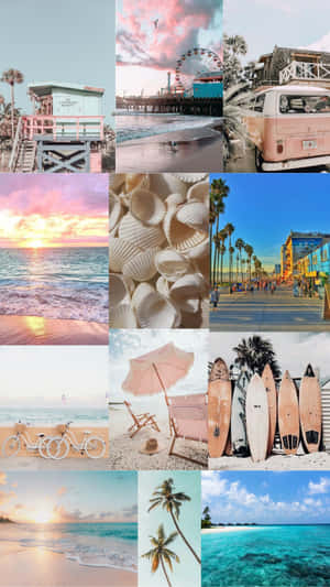 Coastal Vibes Collage.jpg Wallpaper