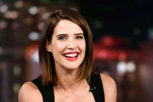 Cobie Smulders - Charming And Radiant In Black Dress Wallpaper