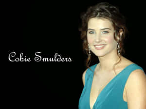 Cobie Smulders Striking A Pose In A Radiant Photoshoot Wallpaper