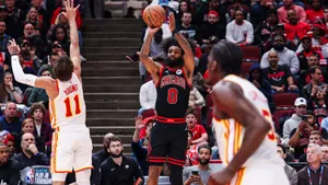 Coby White Basketball Action Shot Wallpaper