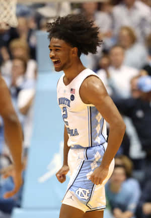 Coby White Celebration U N C Basketball Wallpaper