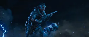 Cod Black Ops 4 Blue Light Wallpaper