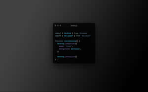 Code Editor Dark Theme Javascript Snippet.jpg Wallpaper