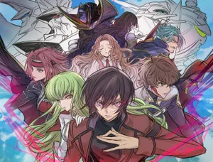 Code Geass Charactersand Mecha Artwork Wallpaper