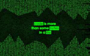 Code Philosophy Green Matrix Background Wallpaper