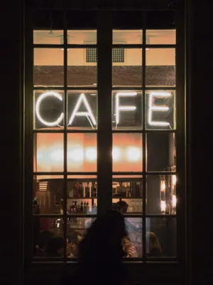 Coffee Shop Cafe Light Wallpaper