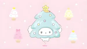 Cogimyun Christmas Tree Character Wallpaper