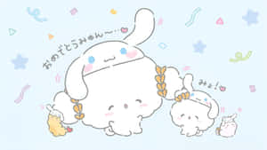 Cogimyun Cute Bunny Characters Wallpaper