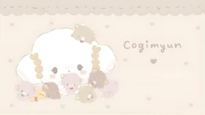 Cogimyun Cute Character Art Wallpaper