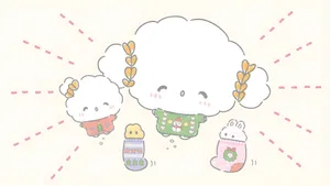 Cogimyun Cute Character Art Wallpaper